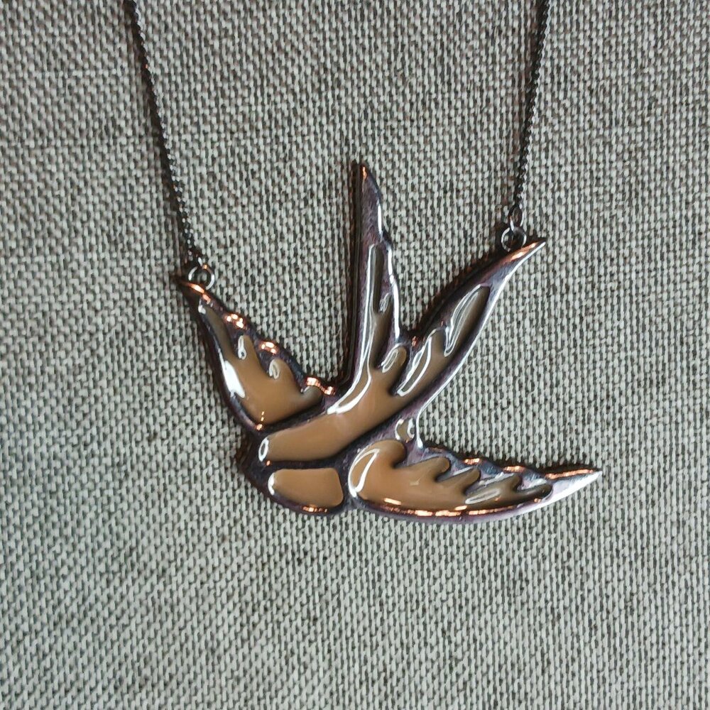 5 Piece Gun Metal and Silver Tone Jewelry Set